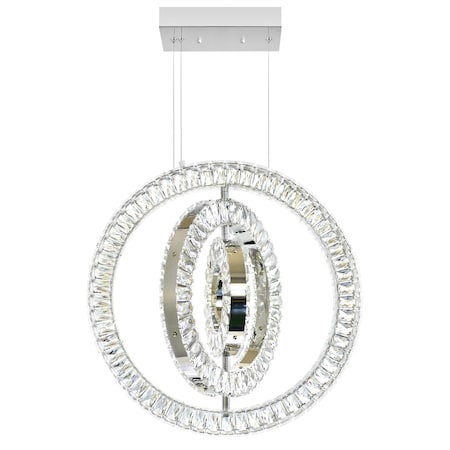 Cwi Lighting Celina LED Chandelier With Chrome Finish 1046P20-3-601